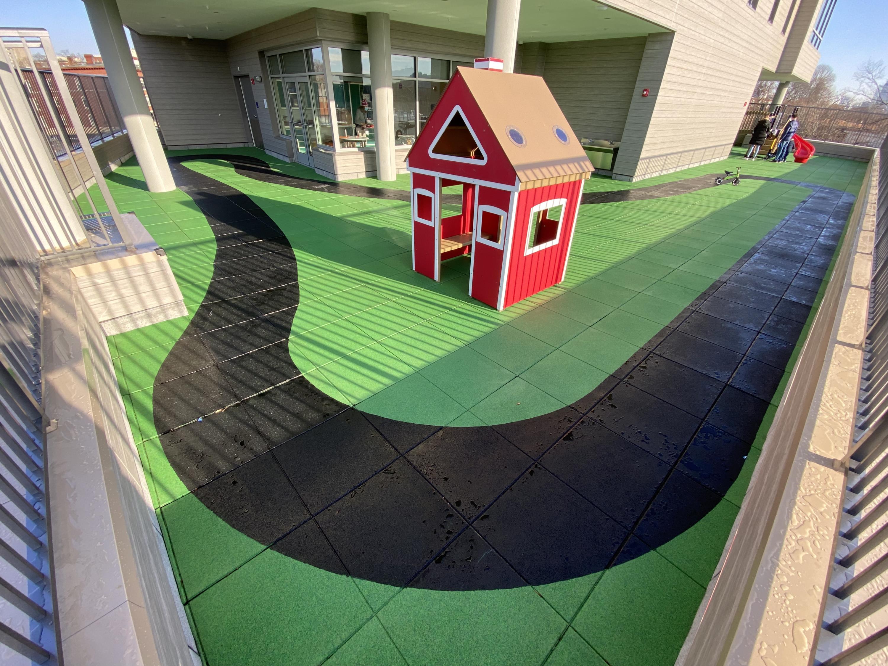 Playground Surfacing Paint Rubber Paver Paint Safety Surfacing